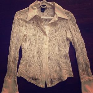 Bebe button-down top